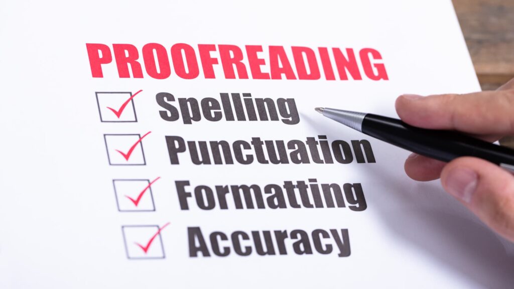 Transcription Proofreading